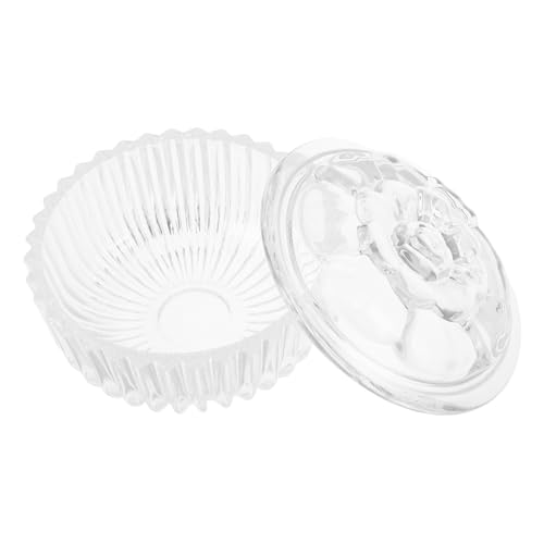 MOTHNUR Transparentes Glas Vorratsglas mit Deckel Luftdichter Zucker Bonbondose Dekoratives Aufbewahrungsglas für Snacks und Küchenaufbewahrung Stilvolles und Funktionales Design von MOTHNUR