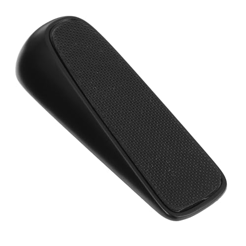 MOTHNUR Türstopper aus Silikon und Zinklegierung Rutschfest Kratzfrei Nagelfrei Sicherer Türanschlag für Haushalt Haustierschutz Langlebig Vielseitig Einsetzbar Schwarzes Design von MOTHNUR