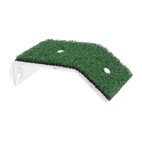 MOTHNUR Turtle Drying Platform mit Rutschfester Leiter PP Material Simulierte Rasenoberfläche Aquarium Klettern Zubehör für Schildkröten Frösche und Reptilien Outdoor Terrarium Dekoration MOTHNUR Turtle Drying Platform mit Rutschfester Leiter PP Material Simulierte Rasenoberfläche Aquarium Klettern Zubehör für Schildkröten Frösche und Reptilien Outdoor Terrarium Dekoration von MOTHNUR