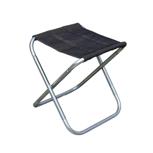 MOTHNUR Ultraleichter Klappbarer Campinghocker aus Aluminiumlegierung Tragbarer Outdoor Stuhl für Angeln Wandern Reisen Malen Grillen Strand Schwarz Silber MOTHNUR Ultraleichter Klappbarer Campinghocker aus Aluminiumlegierung Tragbarer Outdoor Stuhl für Angeln Wandern Reisen Malen Grillen Strand Schwarz Silber von MOTHNUR