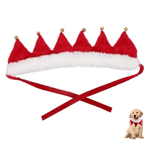MOTHNUR Verstellbares Haustierhalsband mit Weihnachtsglocken Festliches für und Hunde Weihnachtliche Haustierdekoration für Party und Fotosession von MOTHNUR