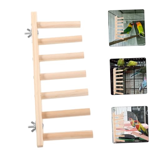 MOTHNUR Vogelstange aus Naturholz Papageien Leiter Stand Klettern für Wellensittiche Sittiche Papageien mit Krallen schleiffunktion Robust Langlebig Geeignet für Käfigzubehör MOTHNUR Vogelstange aus Naturholz Papageien Leiter Stand Klettern für Wellensittiche Sittiche Papageien mit Krallen schleiffunktion Robust Langlebig Geeignet für Käfigzubehör von MOTHNUR