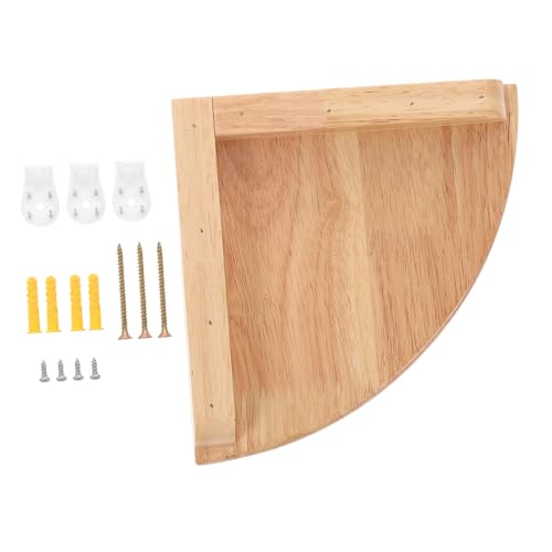 MOTHNUR Wand-eckregal aus Weißer Eiche Fächerförmiges Wasserfestes Wandboard mit Abgerundeten Kanten Robustes Umweltfreundliches Wandregal für Küche Schlafzimmer Wohnzimmer MOTHNUR Wand-eckregal aus Weißer Eiche Fächerförmiges Wasserfestes Wandboard mit Abgerundeten Kanten Robustes Umweltfreundliches Wandregal für Küche Schlafzimmer Wohnzimmer von MOTHNUR