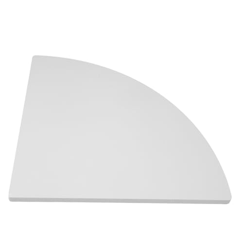 MOTHNUR Wandregal Dreieck Fan-Form Weiß Wandmontage Eckregal Robuste Halterung für Küche Schlafzimmer Bad Büro Multifunktionaler Aufbewahrungsrack MOTHNUR Wandregal Dreieck Fan-Form Weiß Wandmontage Eckregal Robuste Halterung für Küche Schlafzimmer Bad Büro Multifunktionaler Aufbewahrungsrack von MOTHNUR