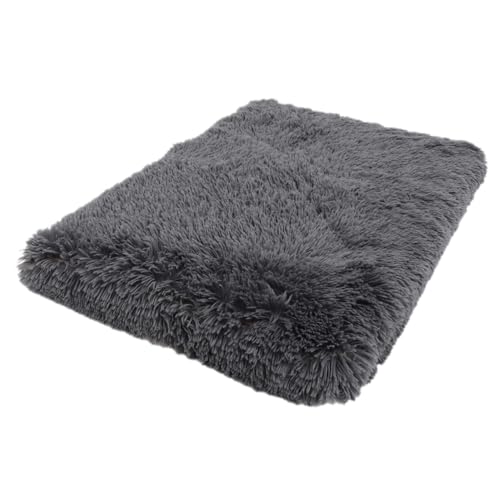 MOTHNUR Warme Waschbare Haustiermatte aus Langflorigem Flauschiges Langlebiges Hundebett und Katzenkissen für Kleine Hunde und Katzen Kuscheliges Sofa für Herbst und Winter von MOTHNUR