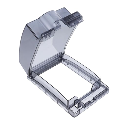 MOTHNUR Wasserdichte Elektrische Anschlussbox Schutzabdeckung Erweiterte Aufputz Schalterplatte Lichtschalter Badezimmerschutz Selbstklebend Wetterfeste Abdeckung für Außensteckdosen und von MOTHNUR