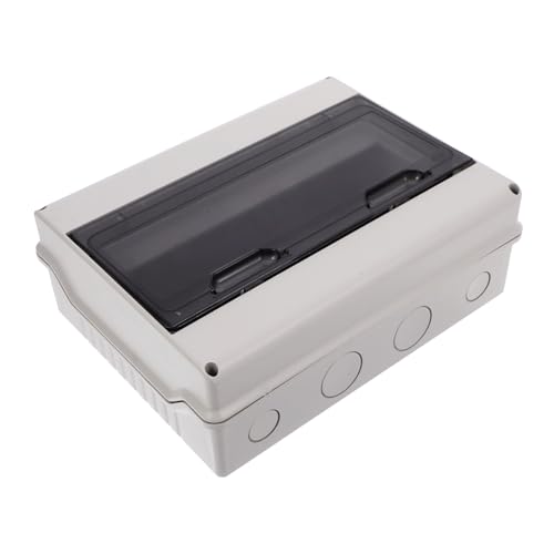 MOTHNUR Wasserdichte Outdoor Verteilerdose Stromkreise Elektrische Anschlussbox mit Transparentem Klappdeckel Robuste Elektrobox für Haus Solar und Wohnmobil Außenbereich MOTHNUR Wasserdichte Outdoor Verteilerdose Stromkreise Elektrische Anschlussbox mit Transparentem Klappdeckel Robuste Elektrobox für Haus Solar und Wohnmobil Außenbereich von MOTHNUR