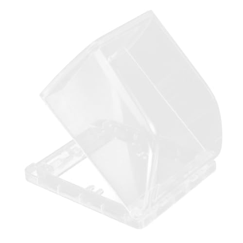 MOTHNUR Wasserdichte Steckdosenbox Transparent Groß Spritzwassergeschützt Feuchtigkeitsresistent Für Badezimmer Wasserhitzer Schutz Außen Steckdosenschutz von MOTHNUR