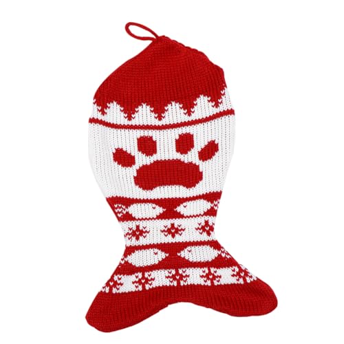 MOTHNUR Weihnachtssocken Hängend Bunte Stricksocken Geschenkbeutel Weihnachtsdeko Für Baum Tür Party Dekoration Und Süßigkeiten Tasche von MOTHNUR