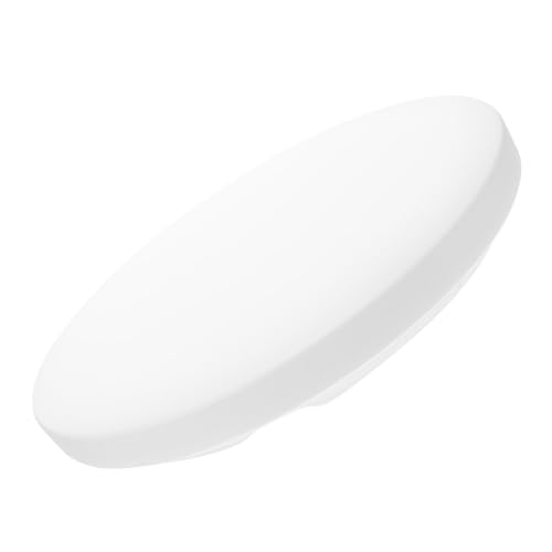 MOTHNUR Weiße Kunststoff Deckenleuchte Abdeckung Runde LED Lampenschirm Ersatzabdeckung für Deckenleuchten mit Blendfrei Robust für Wohnzimmer Küche Flur Balkon Geeignet von MOTHNUR