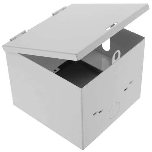 MOTHNUR Wetterfeste Outdoor Steckdosen Schutzbox aus Edelstahl mit Diebstahlschutz für Elektroladegeräte Sichere Außensteckdose mit Stabilem Gehäuse Auto Ladestation und Kabelschutz von MOTHNUR