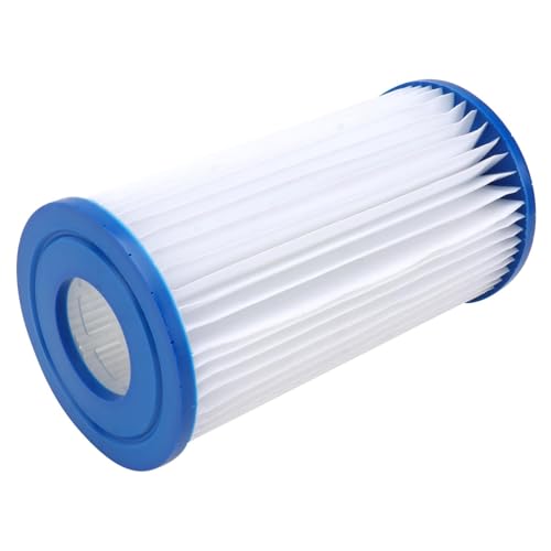 MOTHNUR Wiederverwendbarer Schwimmbadfilter Filterelement Poolreinigung Filterkartusche Weiß Kompatibel mit Intex C Poolpumpen Langlebig Einfach zu Reinigen von MOTHNUR