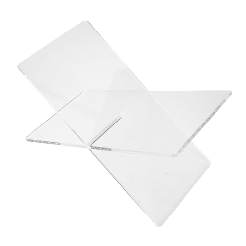 MOTHNUR X förmiger Acryl Buchständer Transparent Stabil Praktisch Leseständer für Schreibtisch Student Buchhalter Menu Bracket für Bücher Zeitschriften Partituren MOTHNUR X förmiger Acryl Buchständer Transparent Stabil Praktisch Leseständer für Schreibtisch Student Buchhalter Menu Bracket für Bücher Zeitschriften Partituren von MOTHNUR