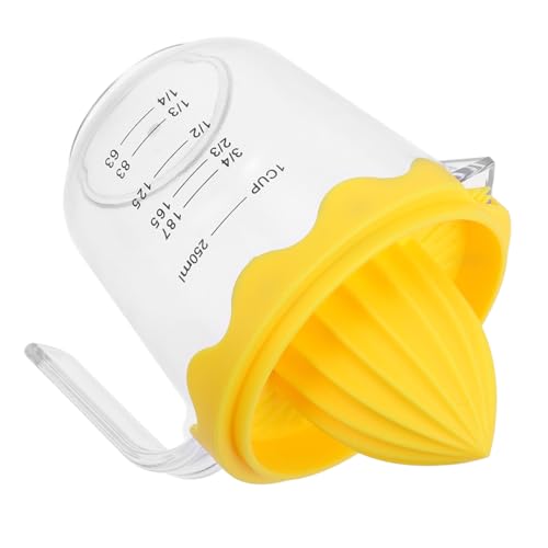 MOTHNUR Zitronenpresse Manuell Hand Squeezer für Limetten Orangen Kompakte Saftpresse mit Messbecher Robustes Design für Küche und Unterwegs MOTHNUR Zitronenpresse Manuell Hand Squeezer für Limetten Orangen Kompakte Saftpresse mit Messbecher Robustes Design für Küche und Unterwegs von MOTHNUR