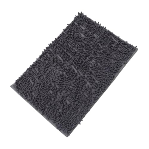 MOTHNUR rutschfeste Chenille Badematte Dunkelgrau Hochsaugfähige Wasseraufnahme Matte für Badezimmer und Küchennutzung Leicht Faltbar Schonend zum Boden Modernes Design für Zuhause MOTHNUR rutschfeste Chenille Badematte Dunkelgrau Hochsaugfähige Wasseraufnahme Matte für Badezimmer und Küchennutzung Leicht Faltbar Schonend zum Boden Modernes Design für Zuhause von MOTHNUR