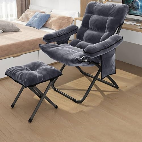 Modern Lounge Liegesessel Sofa Lazy Chair mit Ottoman Bequemer Liegesessel for Wohnzimmer (Color : A) von MOTHY