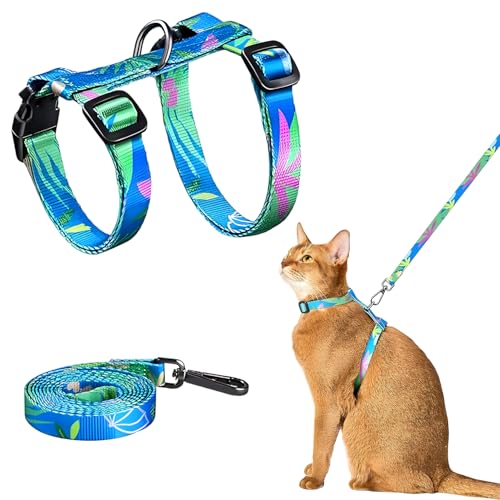 MOTIBACK Katzengeschirr mit Leine, Verstellbares und Bequemes Haustiergeschirr mit Brustgurt, Ausbruchsicheres Sicherheitsgeschirr für Katzen und Kleintiere beim Outdoor-Spaziergang. MOTIBACK Katzengeschirr mit Leine, Verstellbares und Bequemes Haustiergeschirr mit Brustgurt, Ausbruchsicheres Sicherheitsgeschirr für Katzen und Kleintiere beim Outdoor-Spaziergang. von MOTIBACK