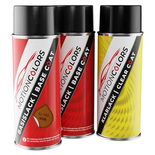 MOTIONCOLORS Birmingham Orange Pearl NSB für MG Autolack Sprühdosen Set Grundlack Basislack Klarlack Spraydose 400ml MOTIONCOLORS Birmingham Orange Pearl NSB für MG Autolack Sprühdosen Set Grundlack Basislack Klarlack Spraydose 400ml von MOTIONCOLORS
