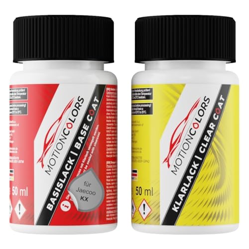MOTIONCOLORS Coin Grey KX für Jaecoo Autolack Lackstift Set Basislack und Klarlack je 50ml MOTIONCOLORS Coin Grey KX für Jaecoo Autolack Lackstift Set Basislack und Klarlack je 50ml von MOTIONCOLORS