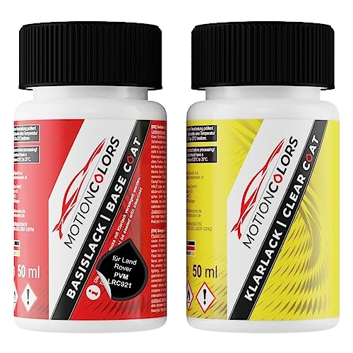 MOTIONCOLORS Narvik Black PVM / LRC921 für Land Rover Autolack Lackstift Set Basislack und Klarlack je 50ml MOTIONCOLORS Narvik Black PVM / LRC921 für Land Rover Autolack Lackstift Set Basislack und Klarlack je 50ml von MOTIONCOLORS