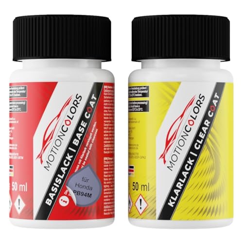 MOTIONCOLORS Rubidium Purple Metallic PB94M für Honda Autolack Lackstift Set Basislack und Klarlack je 50ml MOTIONCOLORS Rubidium Purple Metallic PB94M für Honda Autolack Lackstift Set Basislack und Klarlack je 50ml von MOTIONCOLORS