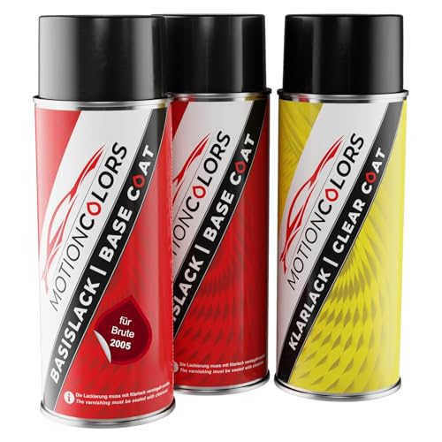MOTIONCOLORS Vermilion Velocity 2005 für Brute Autolack Sprühdosen Set Grundlack Basislack Klarlack Spraydose 400ml MOTIONCOLORS Vermilion Velocity 2005 für Brute Autolack Sprühdosen Set Grundlack Basislack Klarlack Spraydose 400ml von MOTIONCOLORS