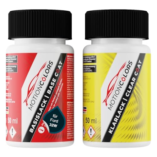 MOTIONCOLORS Viridian Green Pearl/Veridian Grün Metallic 32W für Ford Autolack Lackstift Set Basislack und Klarlack je 50ml MOTIONCOLORS Viridian Green Pearl/Veridian Grün Metallic 32W für Ford Autolack Lackstift Set Basislack und Klarlack je 50ml von MOTIONCOLORS