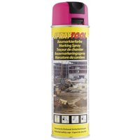 Spraytool Markierungsspray neonpink Sprühfarbe Farbspray für Baustellen 500 ml von MOTIP
