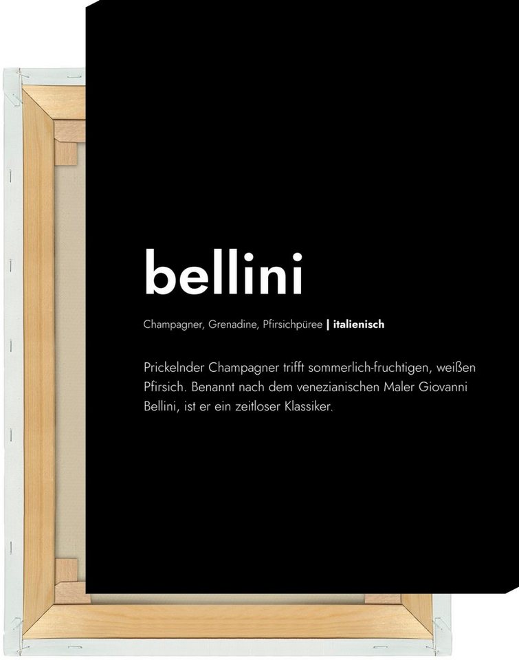 MOTIVISSO Leinwandbild Bellini - Definition von MOTIVISSO
