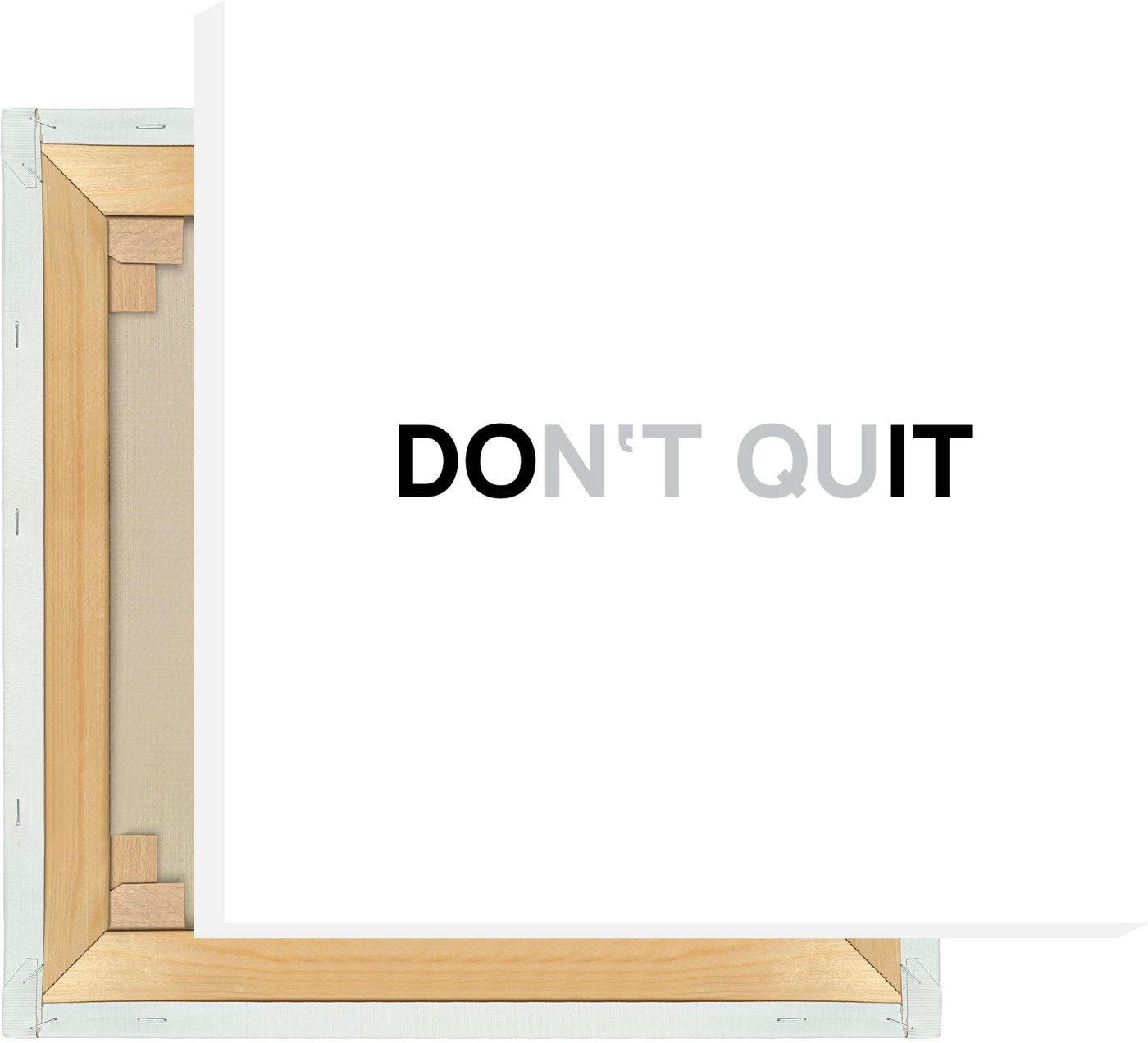 MOTIVISSO Leinwandbild Don't Quit Do It von MOTIVISSO