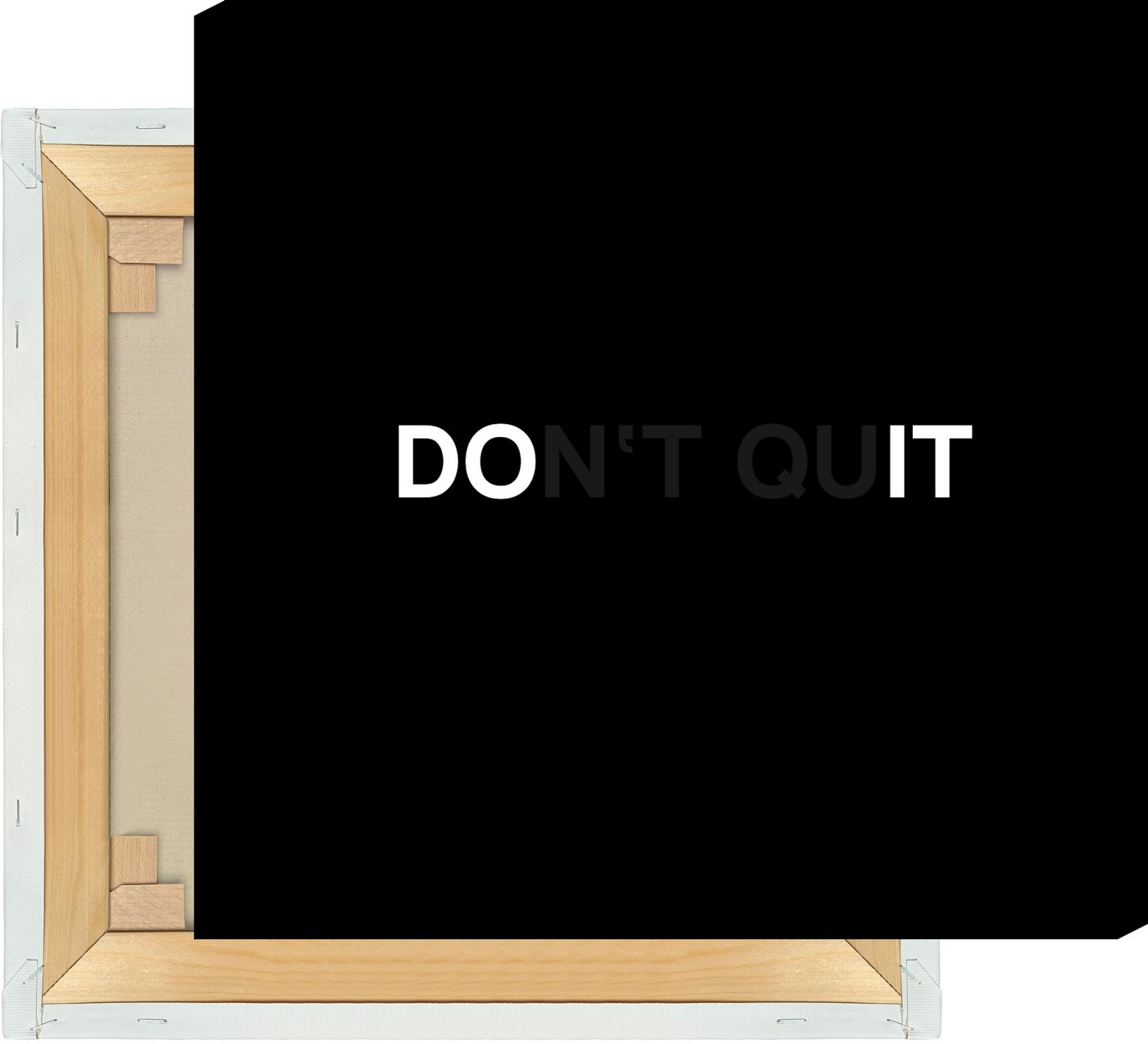 MOTIVISSO Leinwandbild Don't Quit Do It von MOTIVISSO