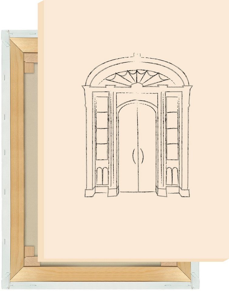 MOTIVISSO Leinwandbild Door von MOTIVISSO