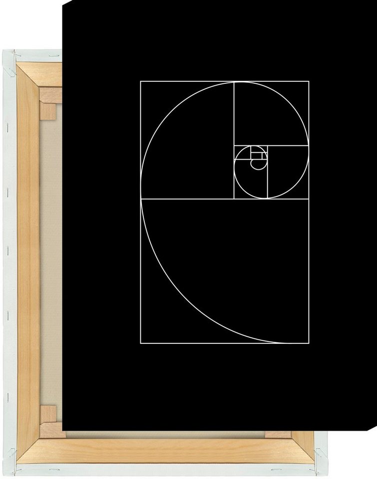 MOTIVISSO Leinwandbild Fibonacci groß von MOTIVISSO