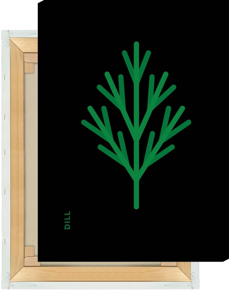 MOTIVISSO Leinwandbild Kräuter - Dill von MOTIVISSO