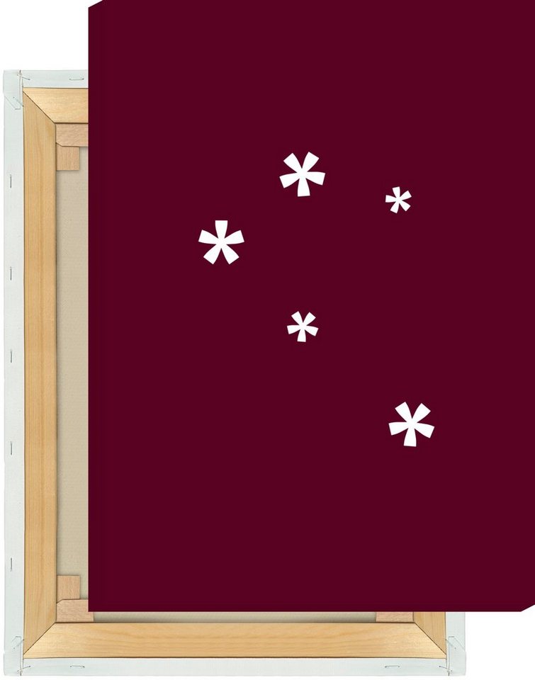 MOTIVISSO Leinwandbild Limited Edition: Schnee von MOTIVISSO