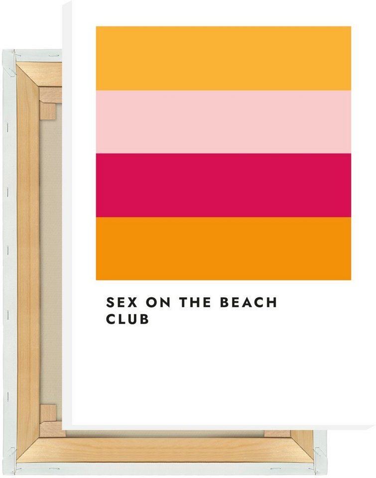 MOTIVISSO Leinwandbild Sex On The Beach Club von MOTIVISSO