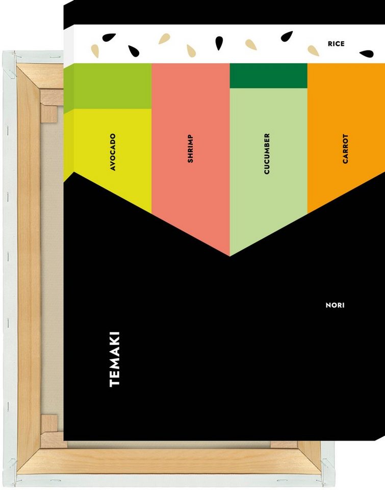 MOTIVISSO Leinwandbild Sushi - Temaki von MOTIVISSO
