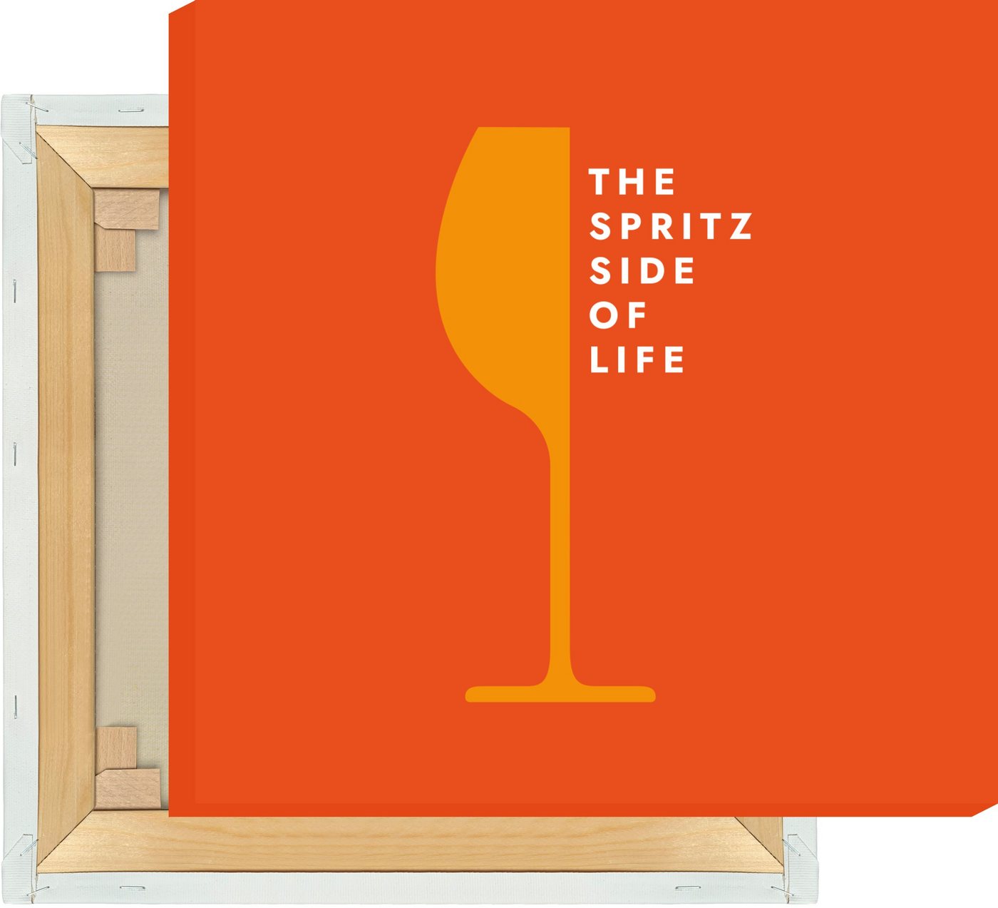 MOTIVISSO Leinwandbild The Spritz Side Of Life - Glas von MOTIVISSO