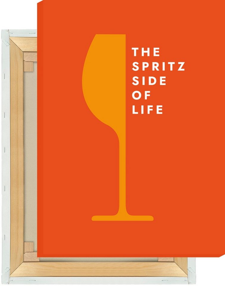 MOTIVISSO Leinwandbild The Spritz Side Of Life - Glas von MOTIVISSO