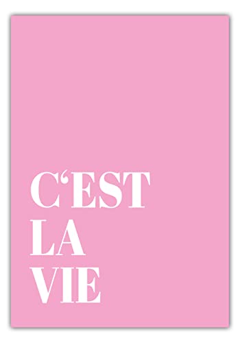 MOTIVISSO Poster Emily in Paris - C'est La Vie (pink) 70 cm x 100 cm in vielen Größen verfügbar von MOTIVISSO