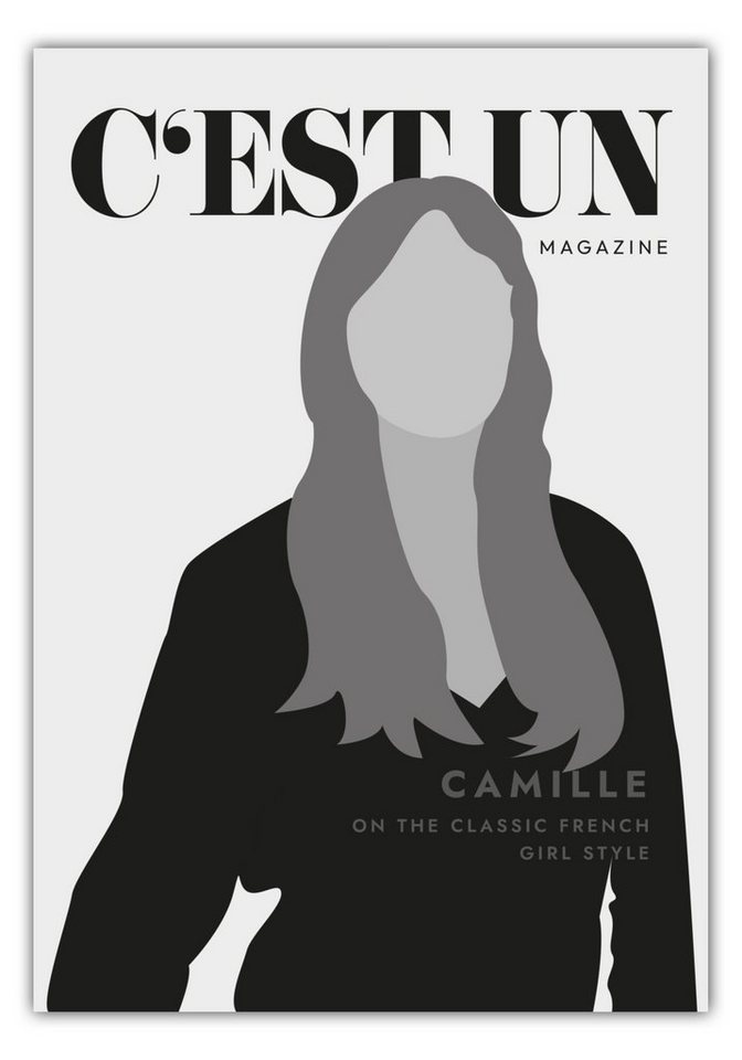 MOTIVISSO Poster Emily in Paris - C'est Un Magazine - Camille von MOTIVISSO