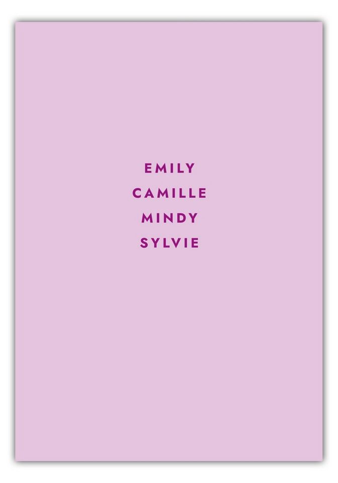 MOTIVISSO Poster Emily in Paris - Emily, Camille, Mindy, Sylvie von MOTIVISSO