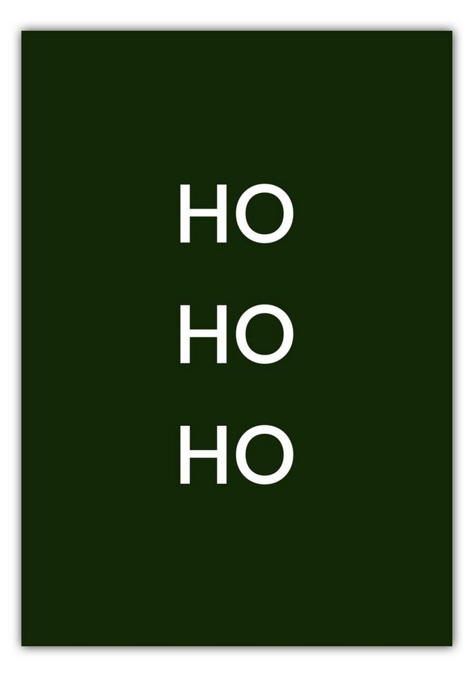 MOTIVISSO Poster Limited Edition: Ho Ho Ho #1 von MOTIVISSO