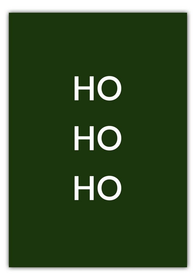 MOTIVISSO Poster Limited Edition: Ho Ho Ho #1 von MOTIVISSO