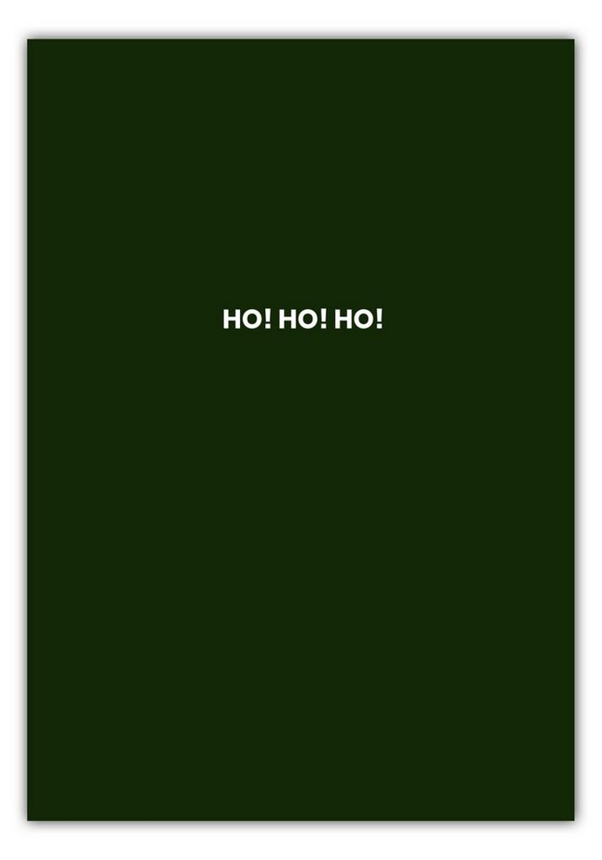 MOTIVISSO Poster Limited Edition: Ho Ho Ho #2 von MOTIVISSO