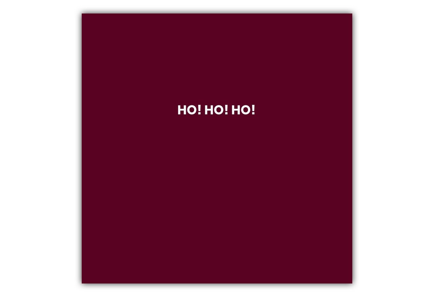MOTIVISSO Poster Limited Edition: Ho Ho Ho #2 von MOTIVISSO