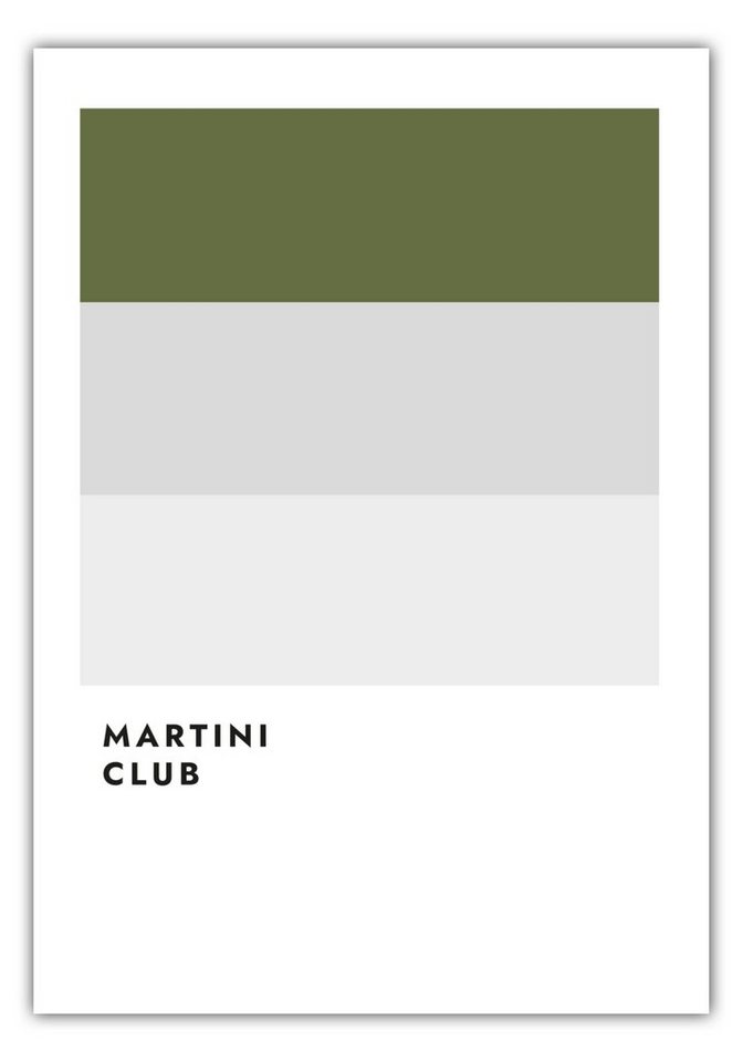 MOTIVISSO Poster Martini Club von MOTIVISSO