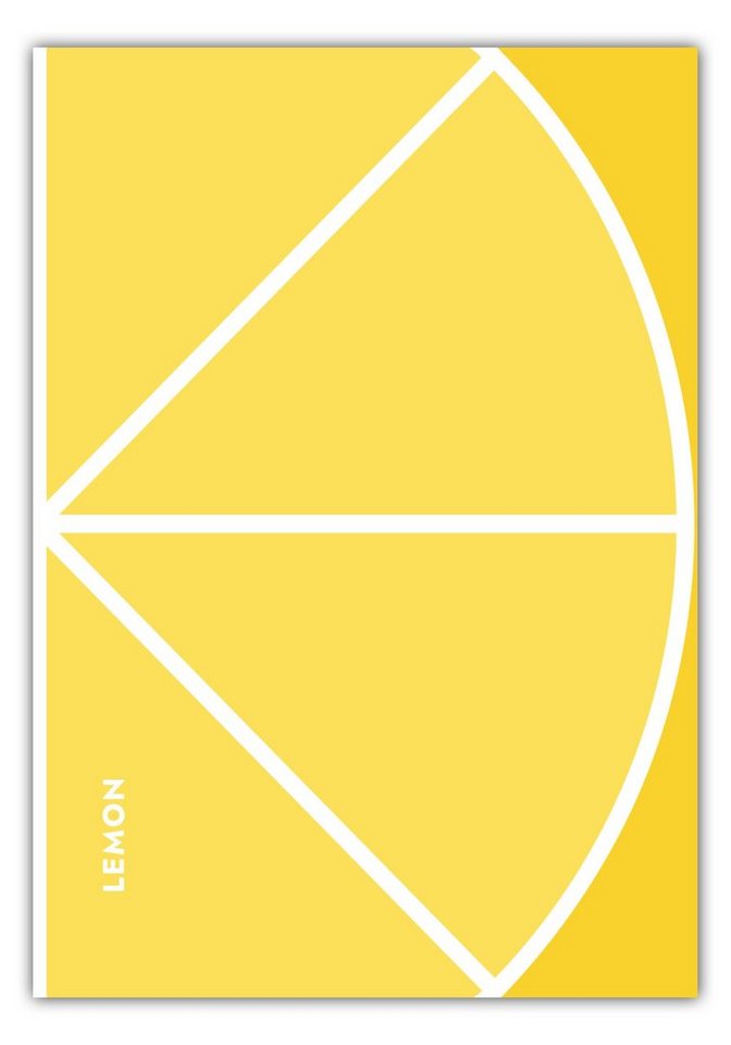 MOTIVISSO Poster Obst & Gemüse - Lemon von MOTIVISSO