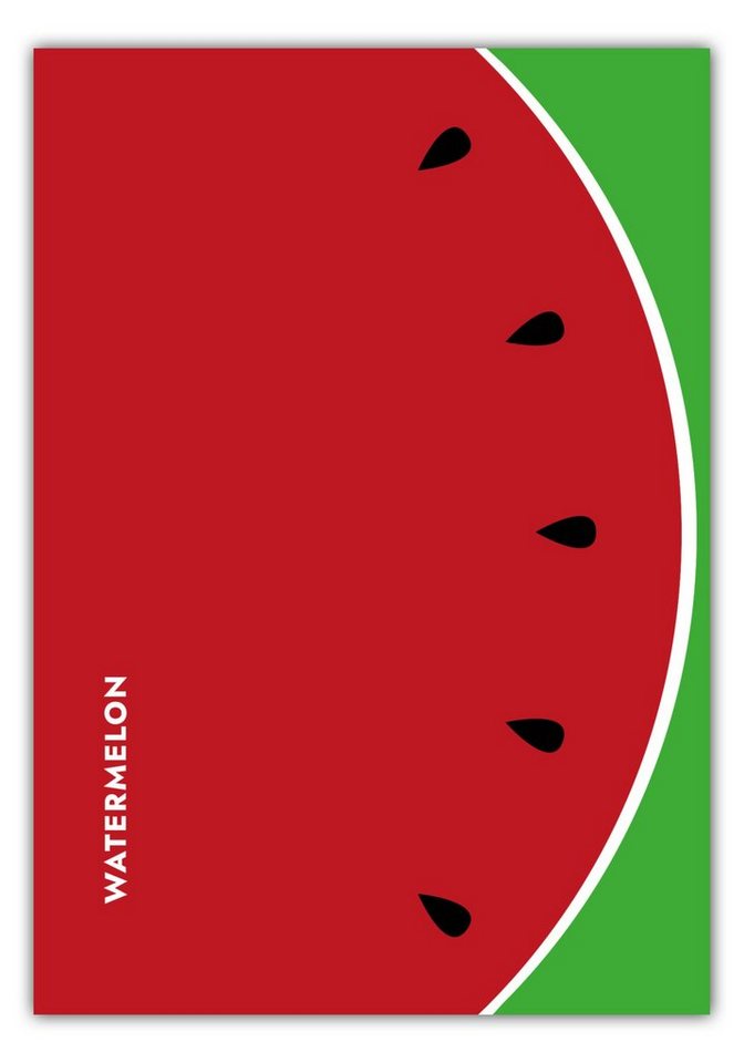 MOTIVISSO Poster Obst & Gemüse - Watermelon von MOTIVISSO