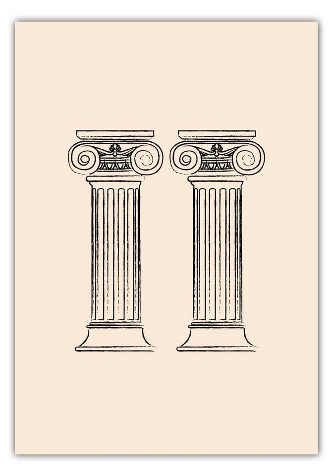 MOTIVISSO Poster Säulen von MOTIVISSO